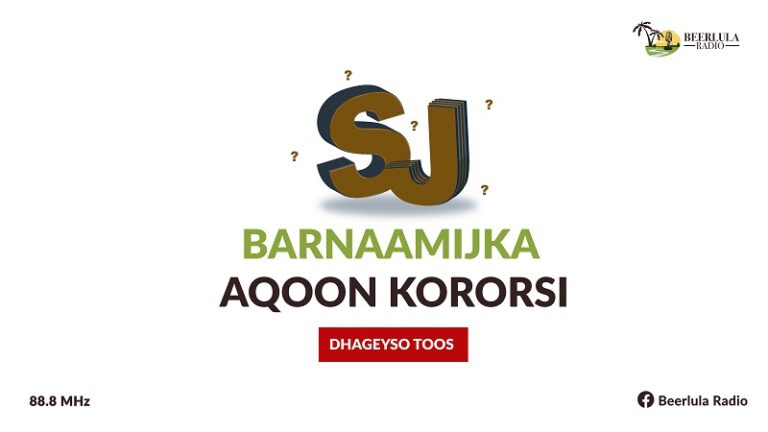 Barnaamijka Aqoon kororsi ee Radio Beerlula