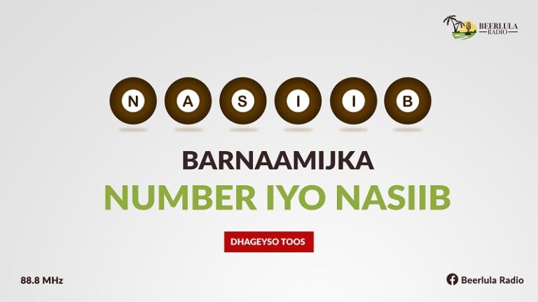 Barnaamijka Number iyo Nasiib ee Radio Beerlula