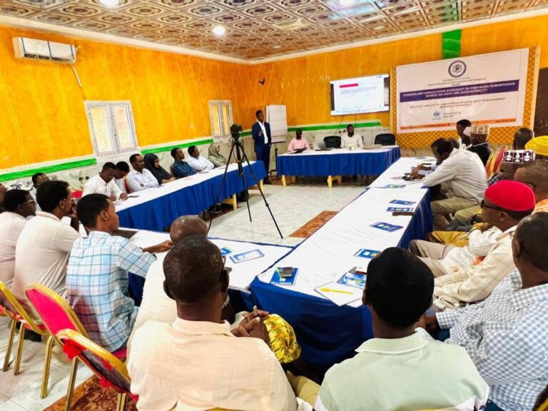 Shirka maareynta iyo kahortaga leexsashada gargaarka bani’aadanimo  oo lagu qabtay Baladweyne.