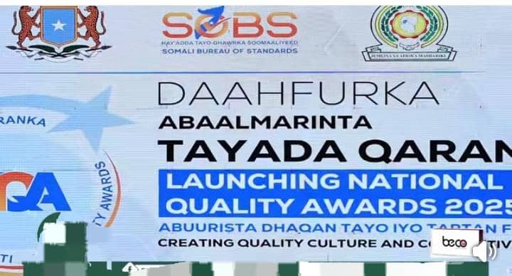 Tartanka Tayo dhowrka Qaranka  oo maanta laga daah furay Muqdisho