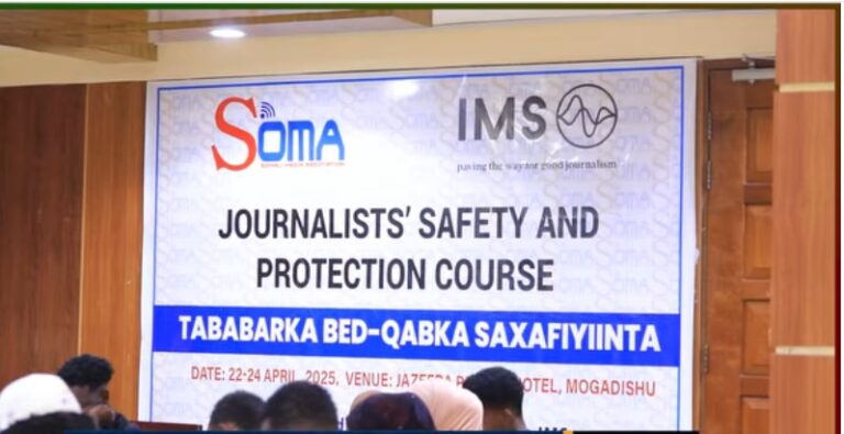 Tababar ku saabsan badqabka Saxafiyiinta  oo lagu soo xiray Muqdisho