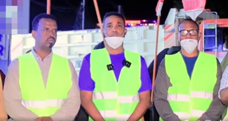 Olole nadaafadeed oo laga sameeyay degmada wadajir