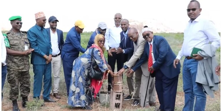 Dhismaha Garoonka Diyaaradaha Buur Hakaba oo la bilaabay