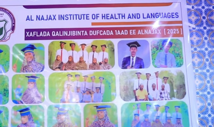 Ardey baratay cilmiga caafimaadka iyo Luuqada English oo munaasabad loogu qabtay Jowhar.