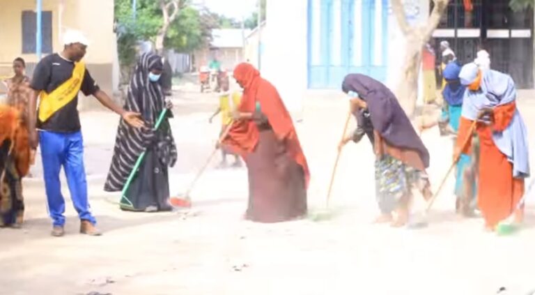 Olole nadaafadeed oo laga sameeyay magaalada Bardaalle