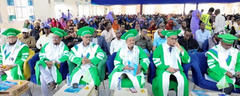 Arday dhameysay Jaamacadda Ganaany University oo munaasabad loogu qabtay Baydhabo