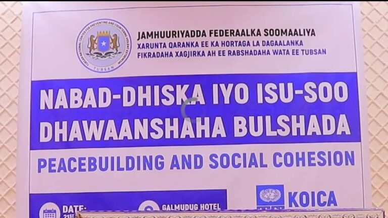 kulan looga hadlayay qorshaha nabadda oo lagu qabtay Dhuusa-Mareeb