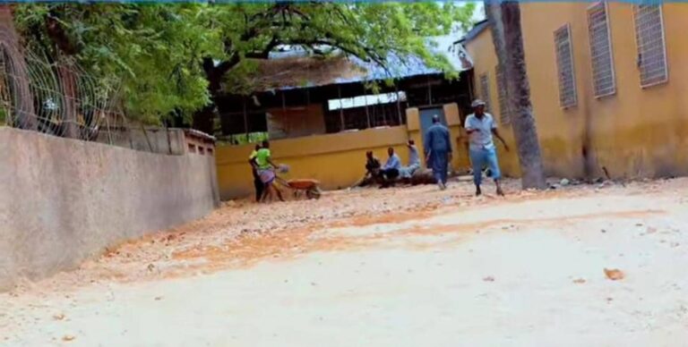 Dhallinyaro ku nool Baladwayne oo dhismo ku bilaabay waddo ku taalla Baladweyne