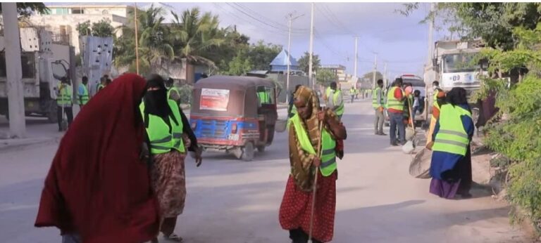 Olole Nadaafadeed oo laga sameeyay Magaalada Muqdisho