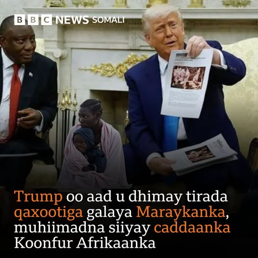 Trump oo aad u dhimay tirada qaxootiga galaya Maraykanka,
